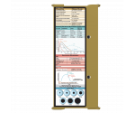 WhiteCoat Clipboard® Trifold - Tactical Brown Critical Care Edition